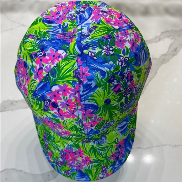 Lilly Pulitzer Vibrant Floral Hat NEW #13